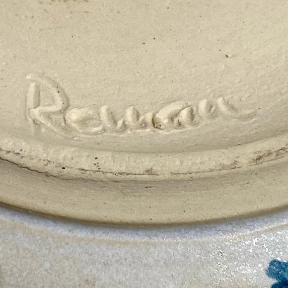 VERMONT POTTERY ELIZABETH ROMAN Studio Art Sponge Ware Pottery Dutch Oven MINT - Picture 13 of 13